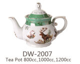 Dw-2007 Porcelain Tea Pot 8``, 9``, 10``